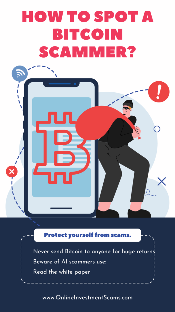 how to spot bitcoin scammers