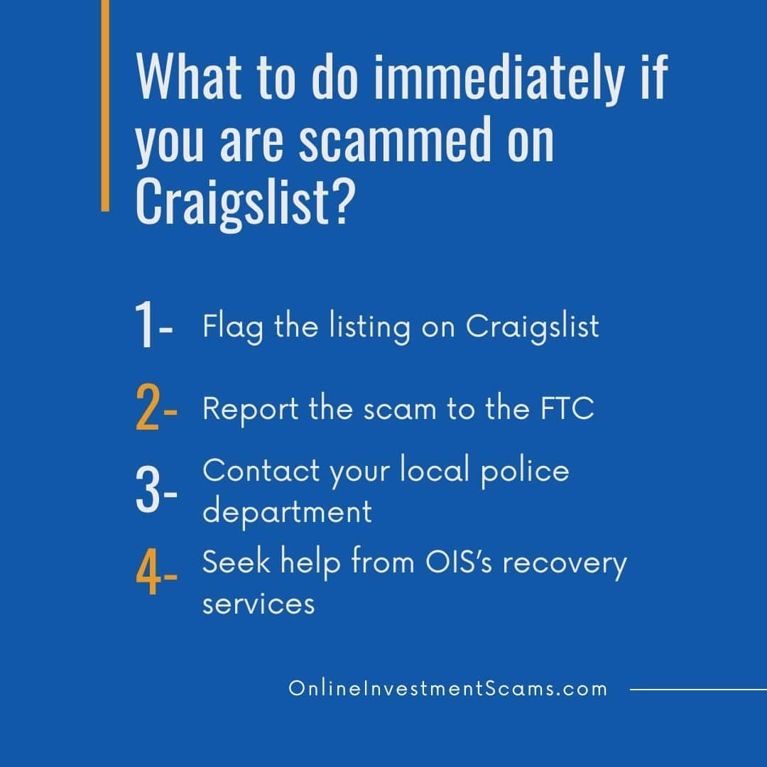 How To Recover Money If You Are Scammed On Craigslist?